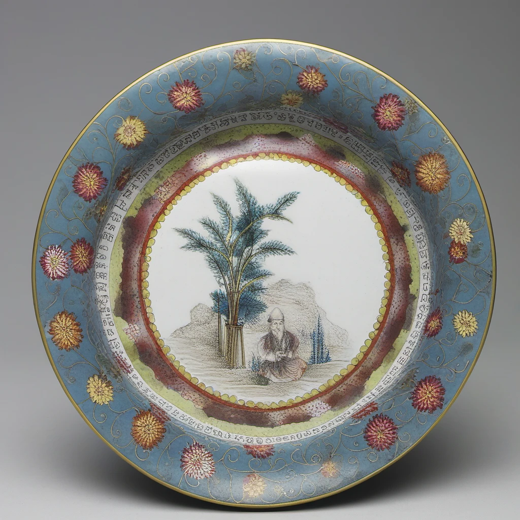 <lora:china_ceramic_lora-000080:1>,çºç¯å¨, flq, ceramic, no humans, flower