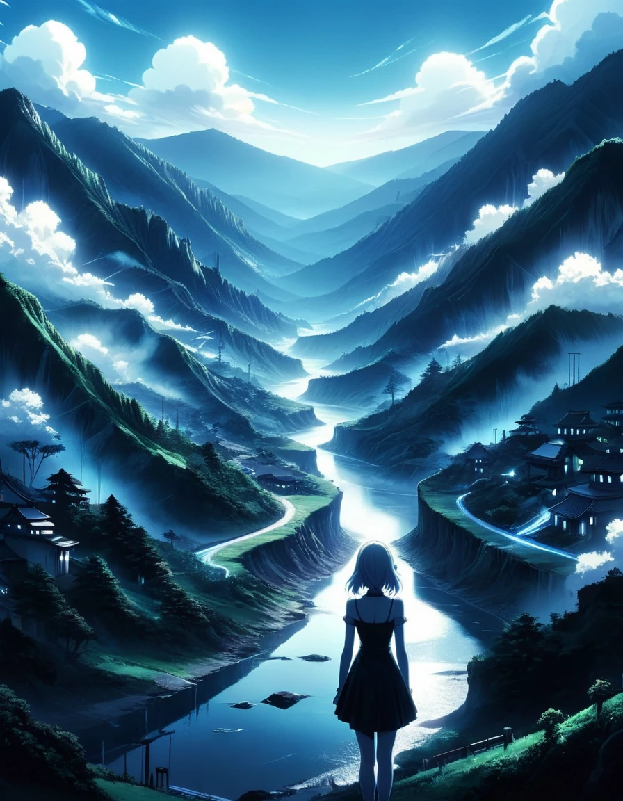 stunning high contrast anime artwork, distinctly anime-style landscape reminiscent, RAW photo of a anime woman, (photo flash:1.5) (fashion photography) (pictorialist style), fashion shot, realistic photo style, sharp focus <lora:ral-anmwrlds-sdxl:1> ral-anmwrlds