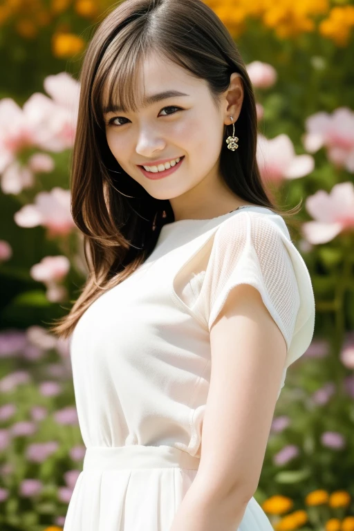 1girl,(RAW photo, best quality), (realistic, photo-realistic:1.4), masterpiece, an extremely delicate and beautiful, extremely detailed, 2k wallpaper, Amazing, finely detail, extremely detailed CG unity 8k wallpaper, ultra-detailed, highres, soft light, beautiful detailed girl, extremely detailed eyes and face, beautiful detailed nose, beautiful detailed eyes,cinematic lighting,perfect anatomy,slender body
wearing a white peplum dress,white skirt,(bokeh:1.2)
at a flower park,sakura flowers,flower garden,
smiling
<lora:fukuharaharukaV2_lora:0.8>