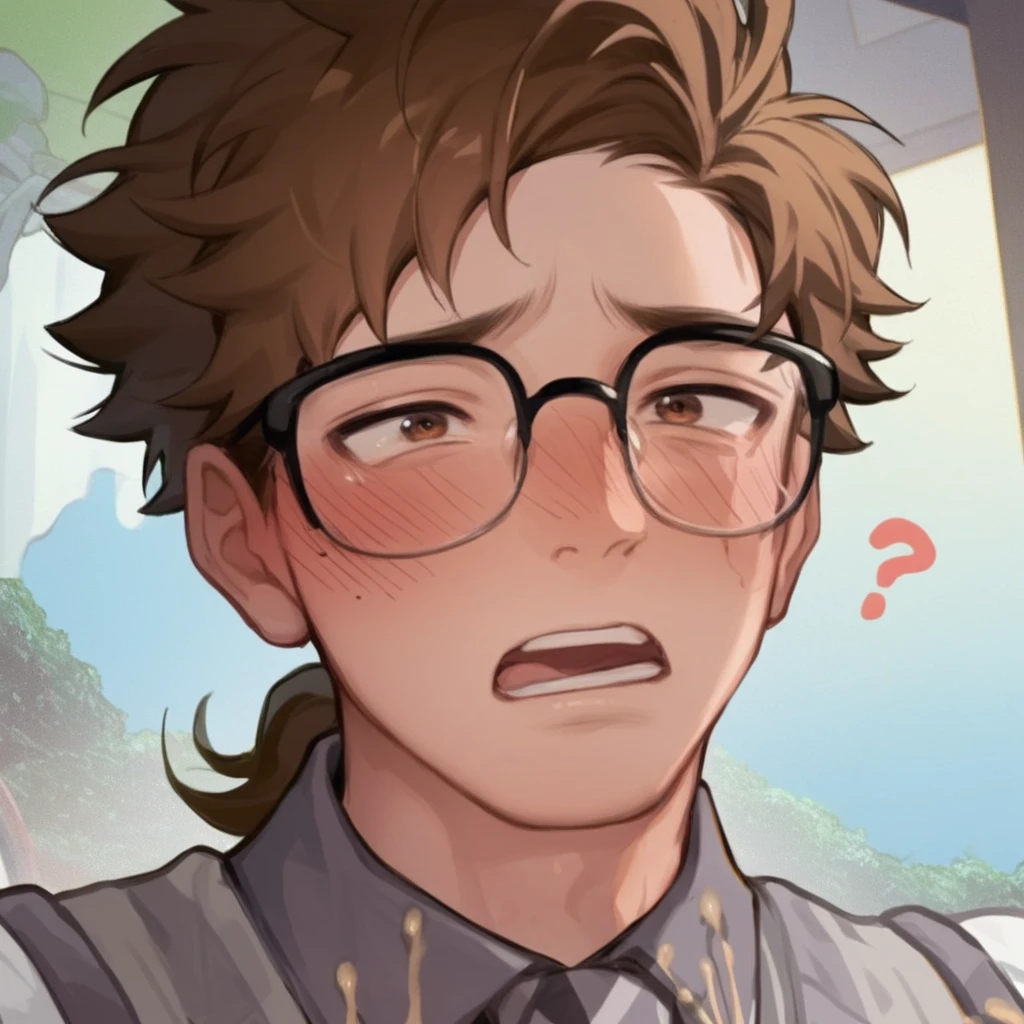 score_9,score_8_up,score_7_up,[[[bara,yaoi_1.4]]],genre_ hentai yaoi,sexy appearance,pain,shock,(perfect male body),manly horror,
1boy,handsome,white gloves,
<lora:add-detail-xl:3>,<lora:Perfect Hands v2:1>,rating_explicit,shiny skin,
<lora:ææé:0.8>,glasses,brown hair,shirt,necktie,brown eyes,vest,collared shirt,ponytail,bangs,
<lora:danzi:1>,hearts,dynamic,(3 frames),character,dressed/undressed,before/after,confused/moaning,mating press,instant loss,reaction frame,((sound effects)),cum,gay anal sex,
prostitute,slut,whore,sex slave,whipped,dirty,seductive,
