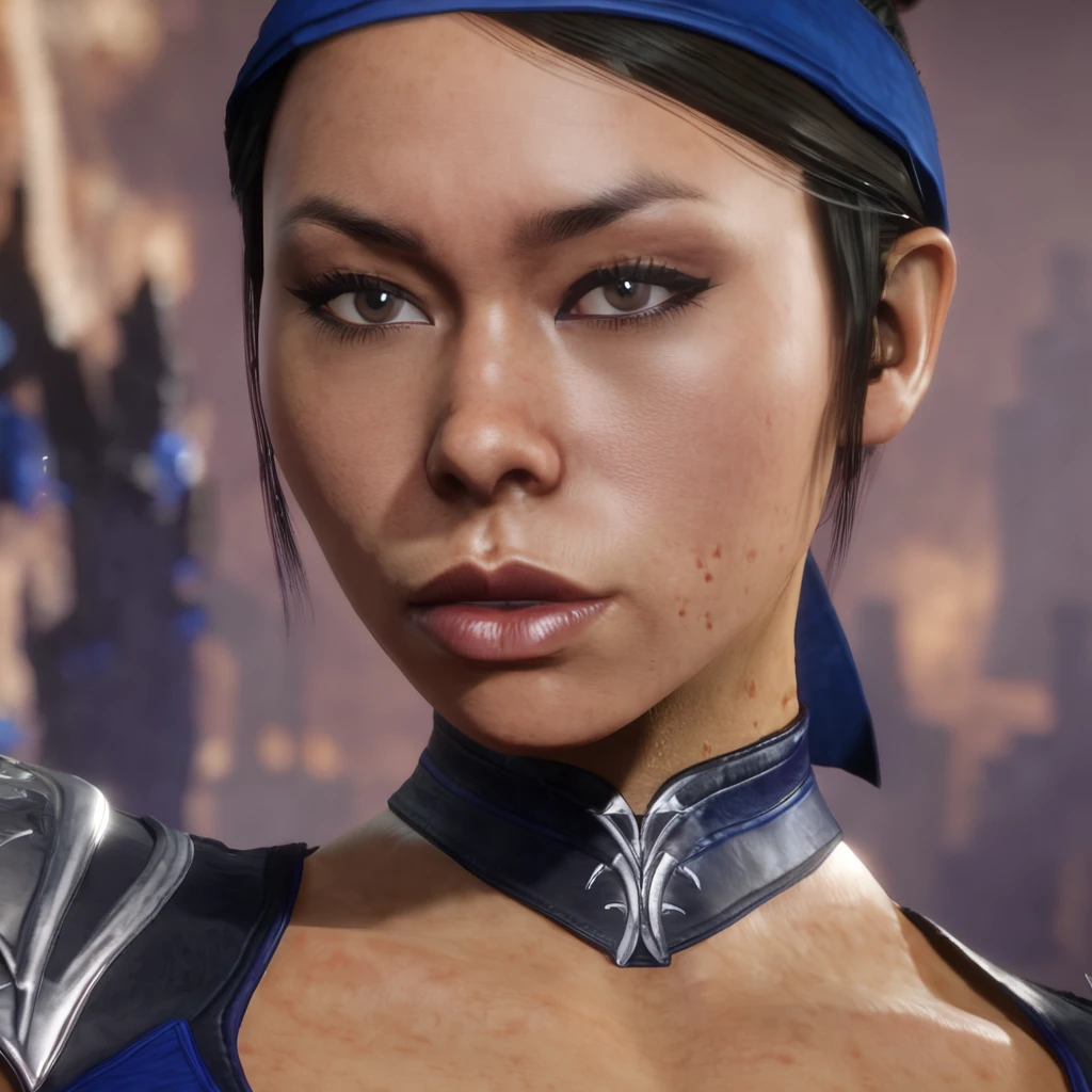 kitana, makeup, beautiful face, huge tits, highly detailed, 4k, 8k, smooth, sharp focus <lora:mk11_1:0.725>