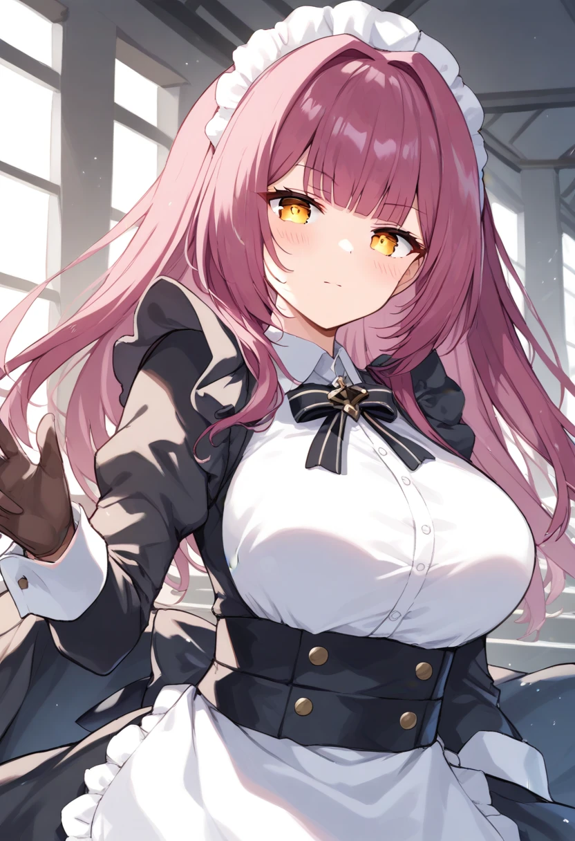 outfit-LTLX7000, 1girl, breasts,top-down bottom-up,solo,pink hair,,looking at viewer, in winter <lora:outfit-LTLX7000-pynoise-000006:1> <lora:char-carno_p:1>