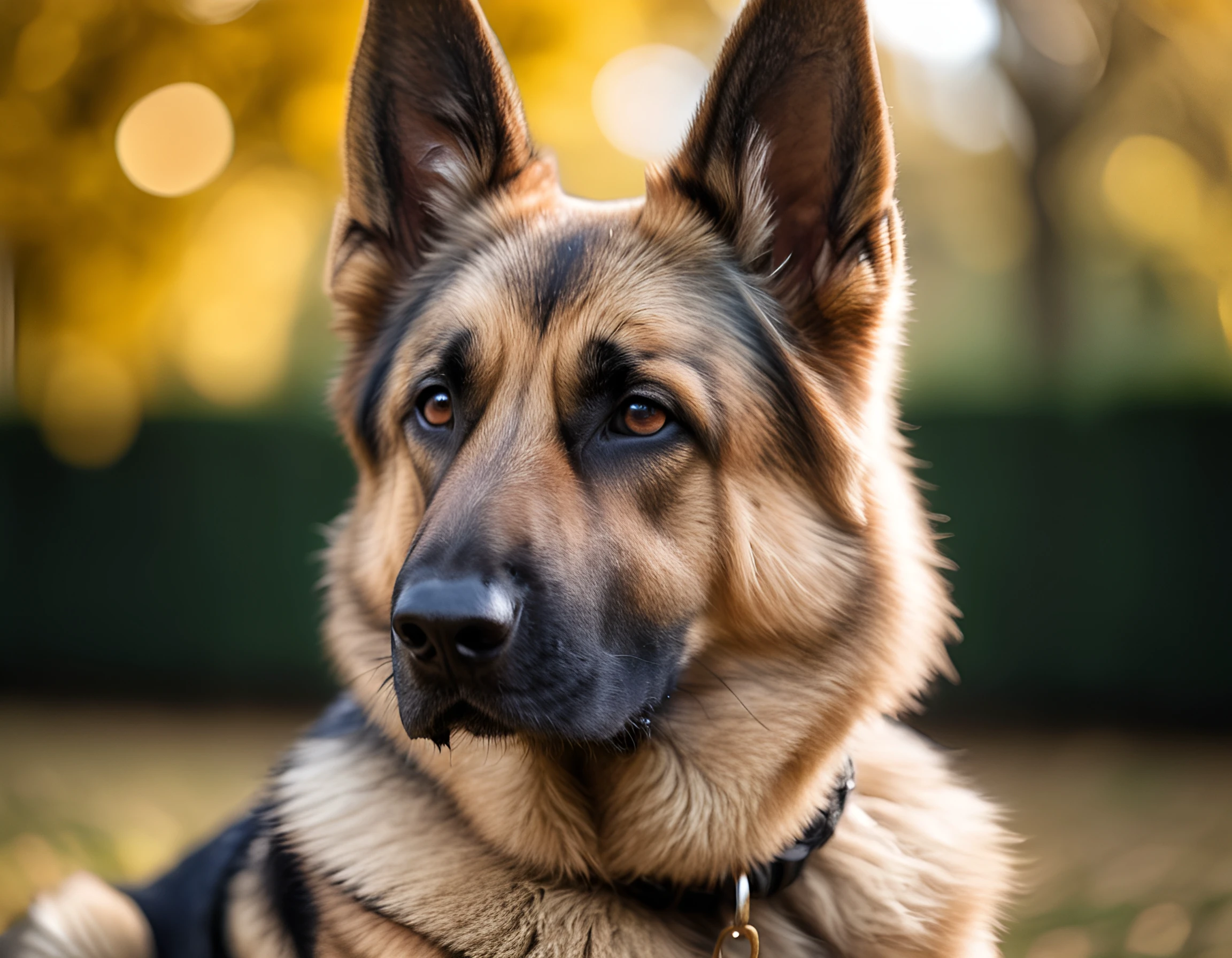 a cane corse cross german shepard, 8k, UHD, sharp focus, bokeh, FUJIFILM