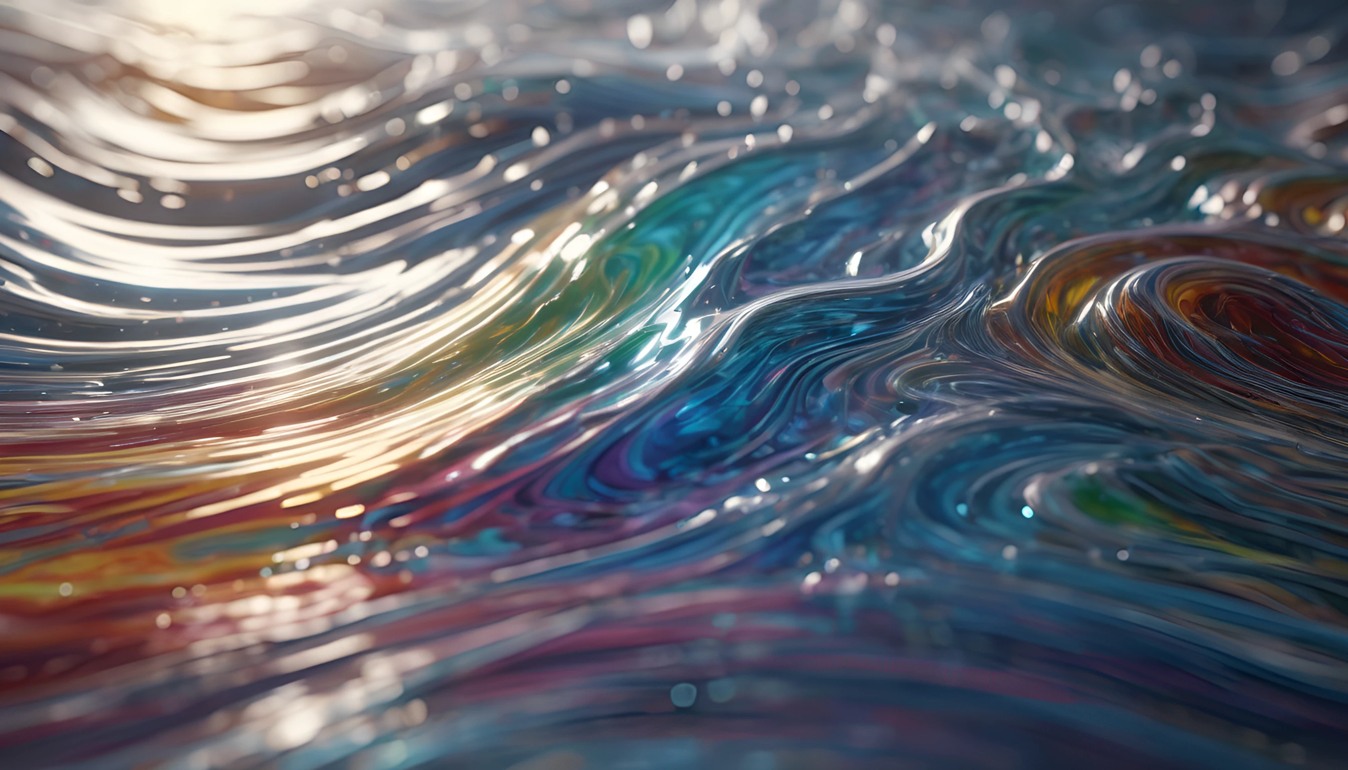 a multi-coloured coalescence in a special light and brightly cloudy spirit, undulating and hyper-detailed and realistic ripples of hyper-detailed and defined energy, 16k, unreal engine, sharp focus