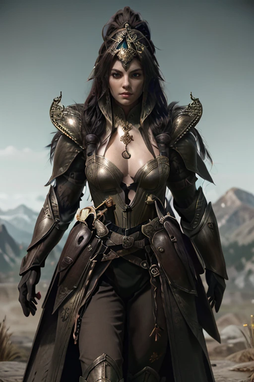Highest quality, Official Art, masterpiece, Fabric Shading, High resolution, Very detailed, colorful, Best details, Fantasy, Battle Armor, 1 human female, Age 25, Three Boy Thieves, Multiple horny bandits, Fear and anxiety expression, Standing on the stairs, Inside the cave, Dark brightness, Choppy Hair, Large Breasts, skinny, Surrounded by a horde of bandits:1.9、Thief in Heat, I feel like I&#39;m being attacked, Mysterious atmosphere、Camel Toe:1.3, Recall, Ground level shot:1.9, Combat Stance,