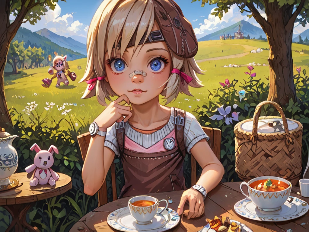 hires, highly detailed, best quality, score_9,score_8_up,score_7_up, detailed face, highly detailed, high quality, masterpiece, <lora:TinyTinaBL2_PONY_V1:1> tinytinabl2, solo, 1girl, young girl, tea party, stuffed animals, <lora:StS_detail_slider_v1:0.25> <lora:detail_eyes:0.5> detail_eyes