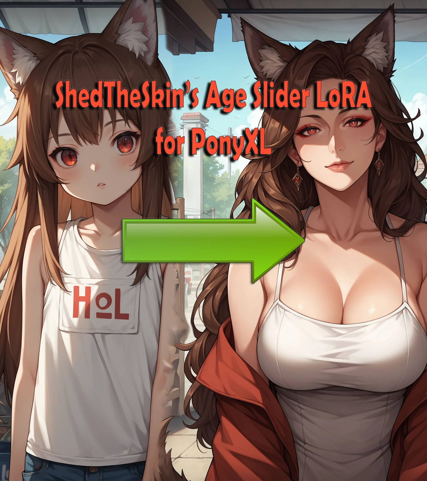 Age Slider LoRA | PonyXL SDXL v1.0 - Initial Release