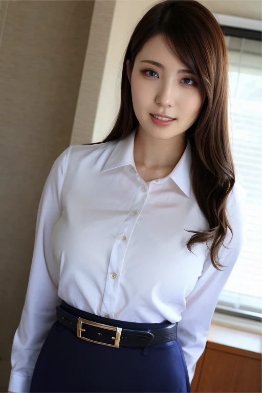 1girl, yukatachibana_jav, breasts, long hair, parted lips, teeth, standing, makeup, <lora:JAV_yuka_tachibana_v1_epoch_10:0.8>
wearing white blouse, collared, black skirt, belt,
looking at viewer, shot using canon DSLR,
detailed body, attractive body, perfect human body, realistic face,
(ultimate quality, masterpiece, highres:1.0), realistic:1.6, photorealistic,
