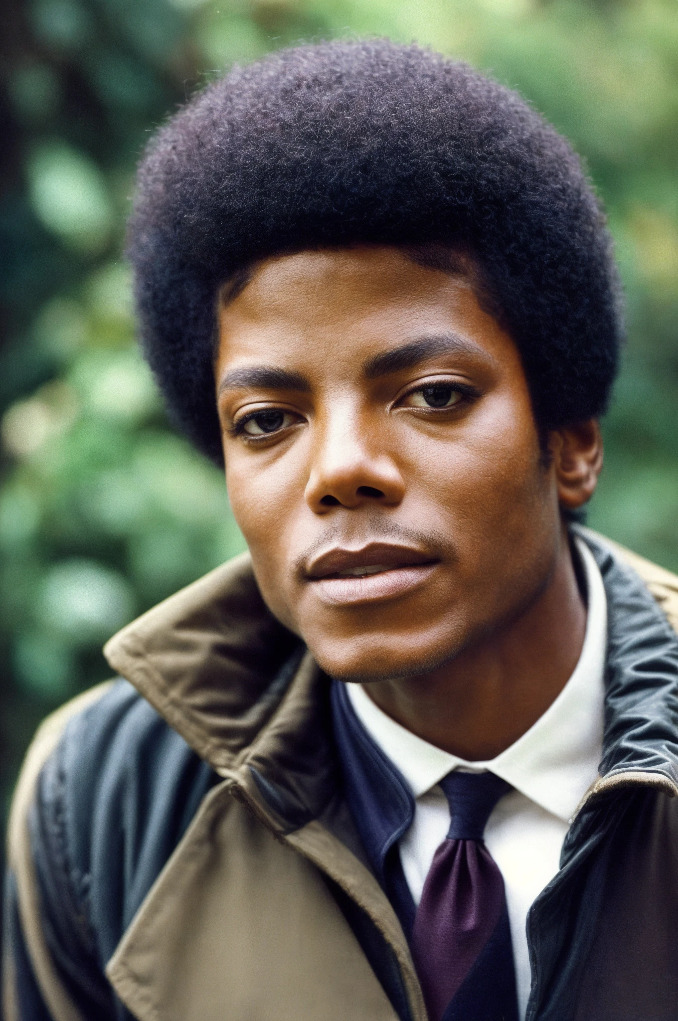 solo, highest resolution highly detailed photograph. face shot, portrait, looking at viewer, short hair, Michael, Jackson