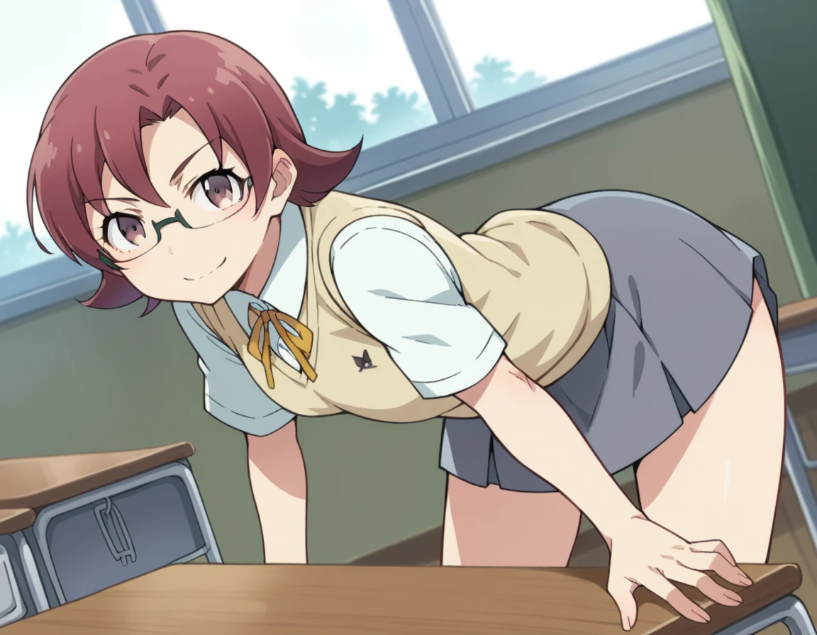 (( 1 girl and 1 boy)) ((good generation)) ((good quality)) ((no errors following all steps)(( hair color variation)) ((hot and naughty)) ((Nice body)) ((small tits)) ((tight, hairless vagina)) ((Nude)) ((speech bubbles)) ((people watching)) Brown-haired teacher raping his star student on his desk, opening his student's legs to put his penis in her vagina and filling it with semen while the whole class watches and point to the scene.