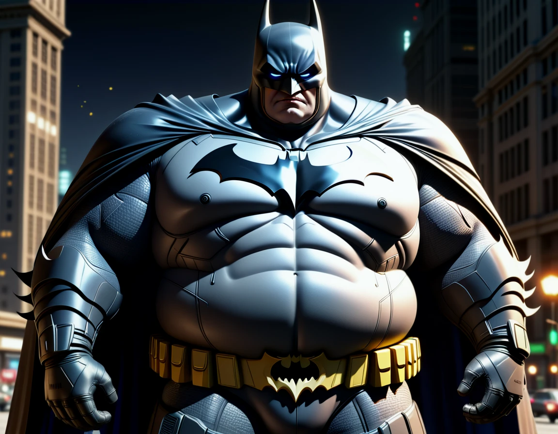 Batman Prime, gigalord, cinematic perfection, fat, overweight, hefty, obese,Batman Prime, gigalord, cinematic perfection, fat, overweight, hefty, obese