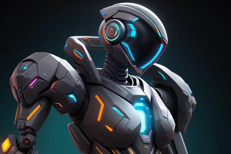 humanoid robot, space<lora:SpaceKnights6.1:0.4>