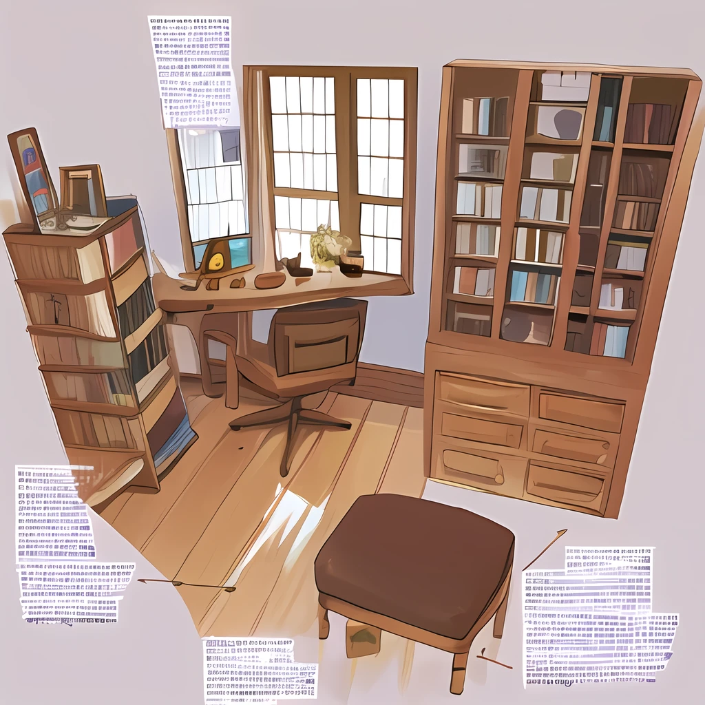 masterpiece,best quality,indoors,interior design,room,chair,desk,bed,window,no no humans,<lora:Sectional perspective:1>,