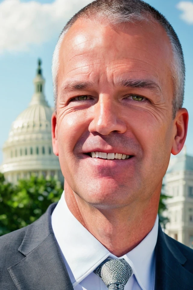 dan sullivan <lora:politician_004_dan_sullivan:0.65> face closeup, face focus, shirt, formal, suit, collared shirt, white shirt, jacket,
capitol hill at background,
best quality, masterpiece, HDR, professional, studio quality, highres,