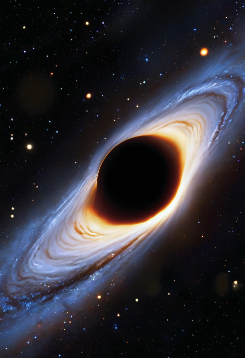 Digital painting of a black hole pulling in surrounding galaxies, artist unknown, tags: black hole, galaxies, digital painting, mind blowing visual effects, cosmic forces, intergalactic phenomena, powerful gravity, artistic representation, celestial event, dynamic motion, vast universe, stunning visuals, dramatic impact, engaging, awe-inspiring, visually impressive, cosmic art, energy display, expansive, mesmerizing