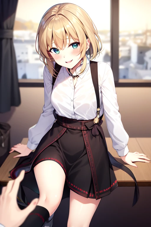 masterpiece,top-quality, 独奏,On stage, general public,girl,fullnude,Kawaii Girl,Love juice drips down to the thighs,Very blush,embarrassed from,Slim legs,Not wearing panties,The crotch is visible