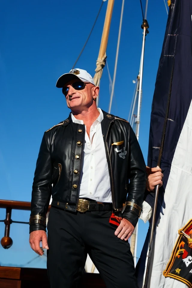 mark kelly <lora:senate_006_mark_kelly:0.65> , face closeup, face focus, shirt, formal, suit, collared shirt, white shirt, jacket,
Clad in a pirate outfit with an eyepatch, standing on a pirate ship with a Jolly Roger flag in the background, "Treasury Hunt",
best quality, masterpiece, HDR, professional, studio quality, highres,