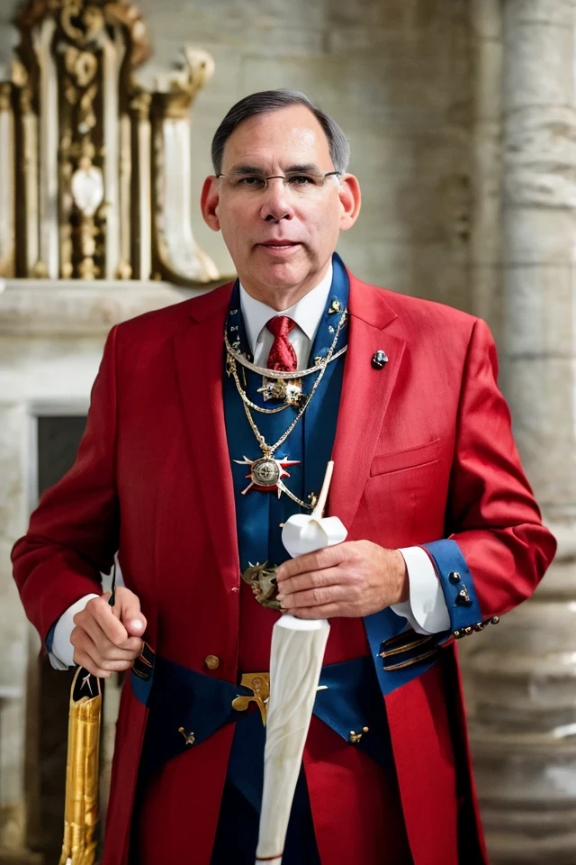 john boozman <lora:senate_007_john_boozman:0.65> , face closeup, face focus, shirt, formal, suit, collared shirt, white shirt, jacket,
Clad in a medieval jester outfit with bells on the hat, standing in a castle's throne room, holding a scepter with a funny face on top,
best quality, masterpiece, HDR, professional, studio quality, highres,