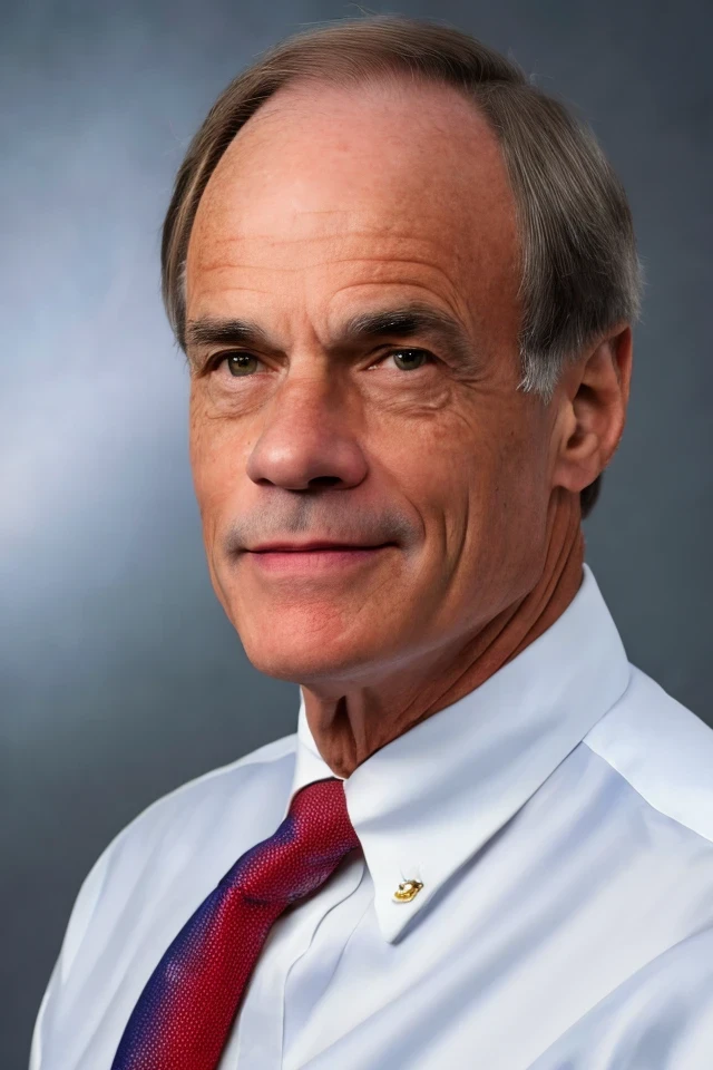 tom carper <lora:senate_015_tom_carper:0.65> , face closeup, face focus, shirt, formal, suit, collared shirt, white shirt, jacket,
American flag at background ,
best quality, masterpiece, HDR, professional, studio quality, highres,