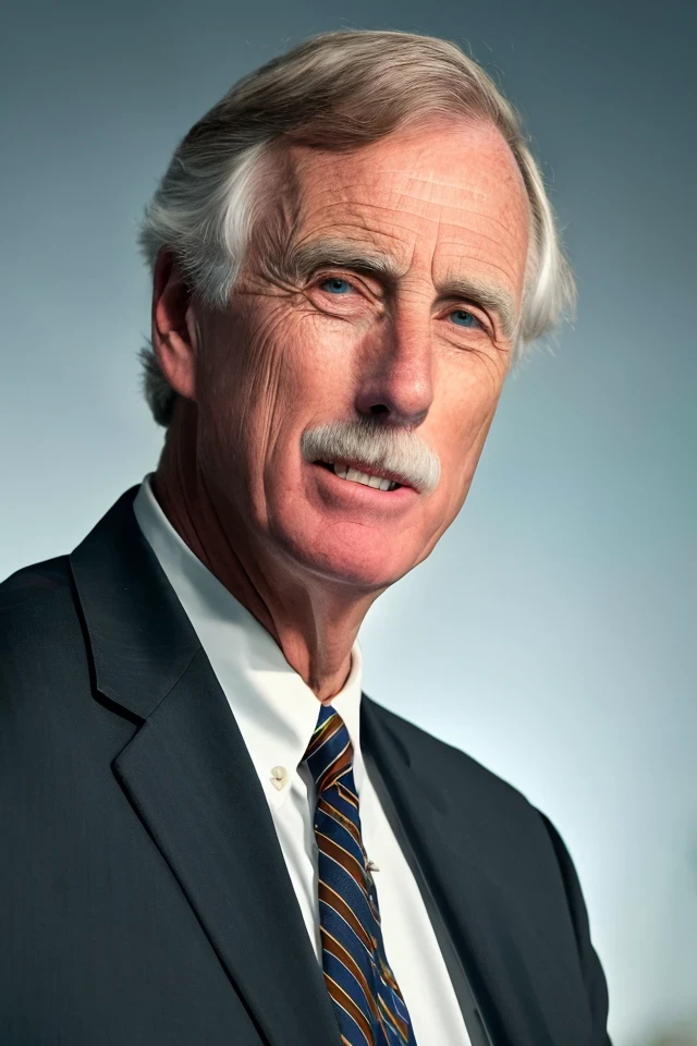angus king <lora:senate_038_angus_king:0.65> , face closeup, face focus, shirt, formal, suit, collared shirt, white shirt, jacket,
capitol hill at background,
best quality, masterpiece, HDR, professional, studio quality, highres,