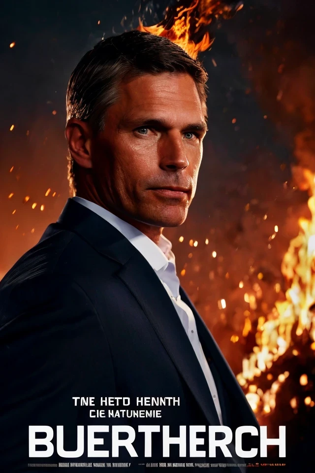 martin heinrich <lora:senate_061_martin_heinrich:0.65> , face closeup, face focus, shirt, formal, suit, collared shirt, white shirt, jacket,
explossion in the background, fire and smoke, movie poster,
best quality, masterpiece, HDR, professional, studio quality, highres,
