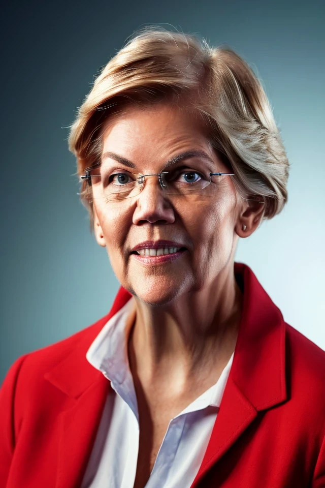 elizabeth warren <lora:senate_041_elizabeth_warren:0.65> face closeup, face focus, shirt, formal, suit, collared shirt, white shirt, jacket,
,
best quality, masterpiece, HDR, professional, studio quality, highres,