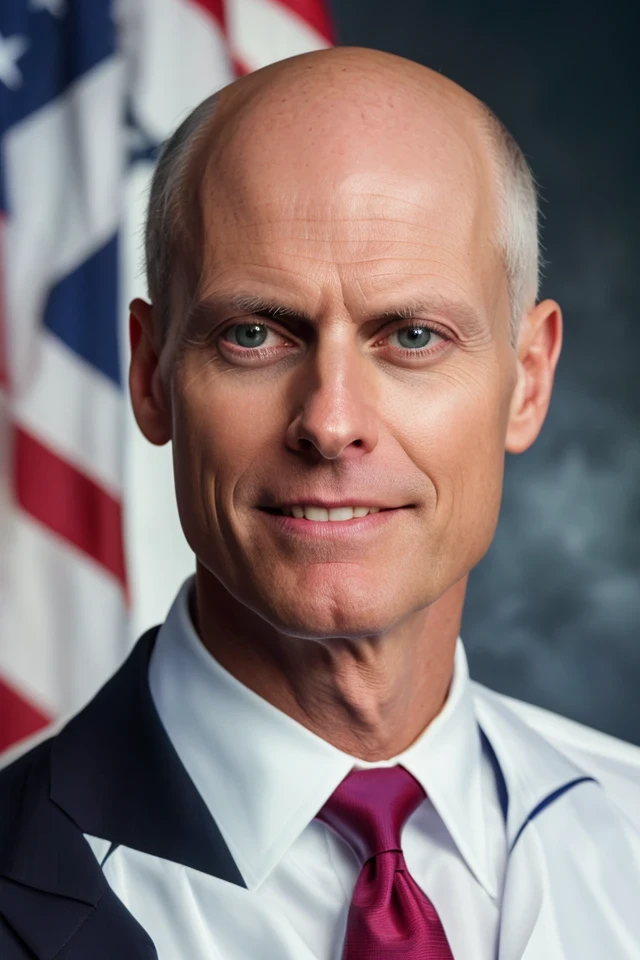 rick scott <lora:senate_018_rick_scott:0.65> , face closeup, face focus, shirt, formal, suit, collared shirt, white shirt, jacket,
American flag at background ,
best quality, masterpiece, HDR, professional, studio quality, highres,