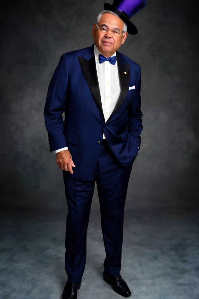 bob menendez <lora:senate_059_bob_menendez:0.65> , face closeup, face focus, shirt, formal, suit, collared shirt, white shirt, jacket,
Dressed in a magician's outfit with a top hat, standing in front of a stage,  rabbit out of a hat,
best quality, masterpiece, HDR, professional, studio quality, highres,