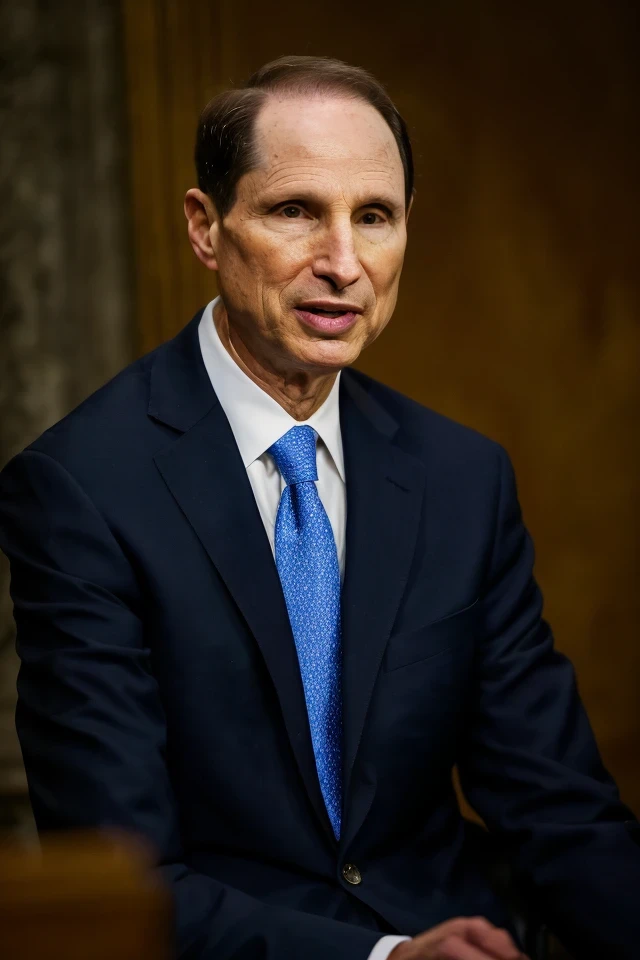 ron wyden <lora:senate_073_ron_wyden:0.65> , face closeup, face focus, shirt, formal, suit, collared shirt, white shirt, jacket,
capitol hill at background,
best quality, masterpiece, HDR, professional, studio quality, highres,