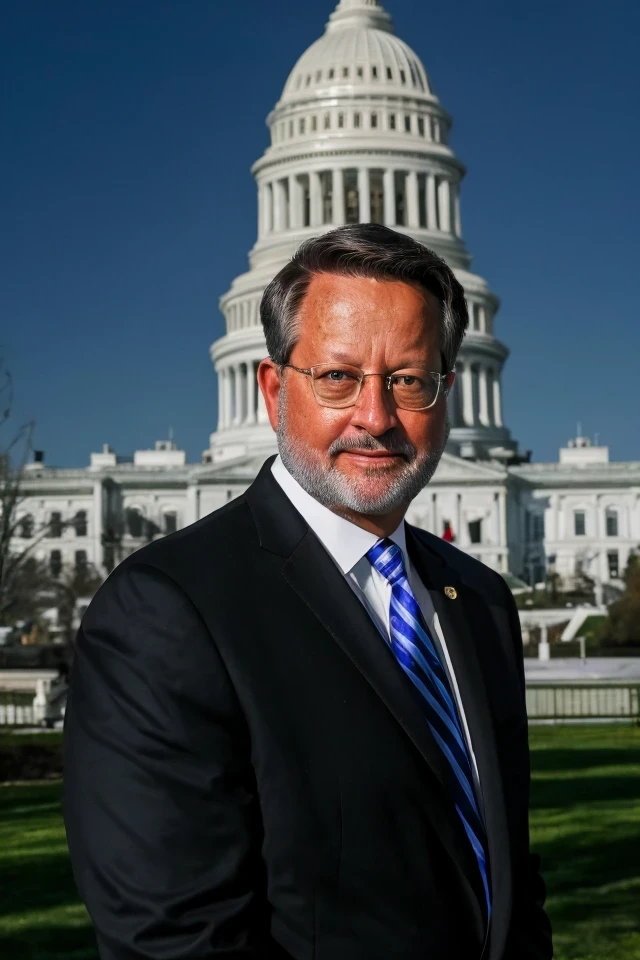 gary peters <lora:senate_044_gary_peters:0.65>, face closeup, face focus, shirt, formal, suit, collared shirt, white shirt, jacket,
capitol hill at background,
best quality, masterpiece, HDR, professional, studio quality, highres,