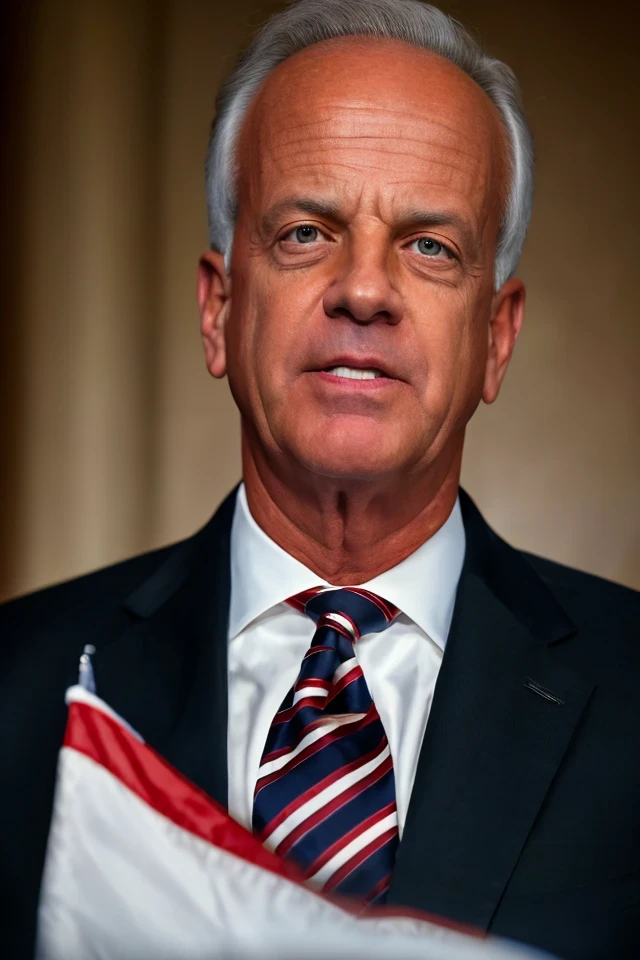 john cornyn <lora:senate_085_john_cornyn:0.65> , face closeup, face focus, shirt, formal, suit, collared shirt, white shirt, jacket,
American flag at background ,
best quality, masterpiece, HDR, professional, studio quality, highres,