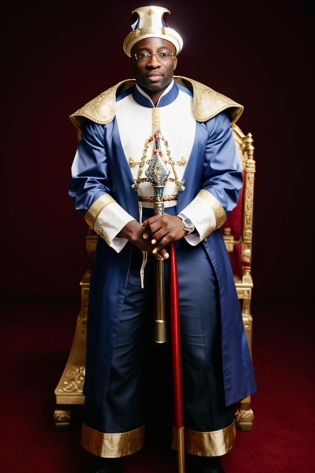 raphael warnock <lora:senate_020_raphael_warnock:0.65> , face closeup, face focus, shirt, formal, suit, collared shirt, white shirt, jacket,
Clad in a medieval jester outfit with bells on the hat, standing in a castle's throne room, holding a scepter with a funny face on top,
best quality, masterpiece, HDR, professional, studio quality, highres,
