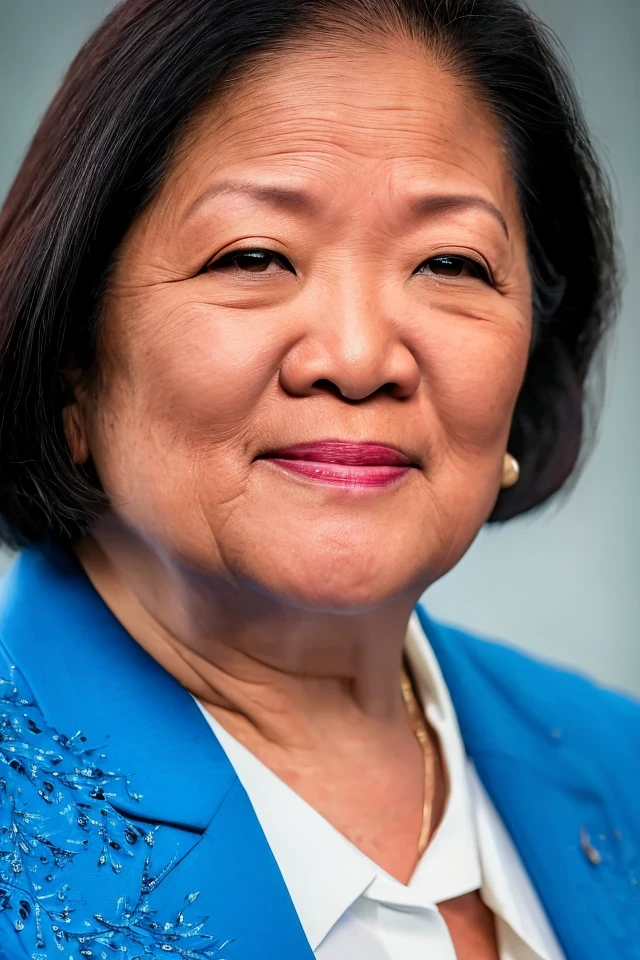 mazie hirono <lora:senate_022_mazie_hirono:0.65> , face closeup, face focus, shirt, formal, suit, collared shirt, white shirt, jacket,
,
best quality, masterpiece, HDR, professional, studio quality, highres,