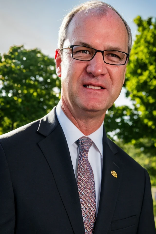 kevin cramer <lora:senate_068_kevin_cramer:0.65> , face closeup, face focus, shirt, formal, suit, collared shirt, white shirt, jacket,
capitol hill at background,
best quality, masterpiece, HDR, professional, studio quality, highres,