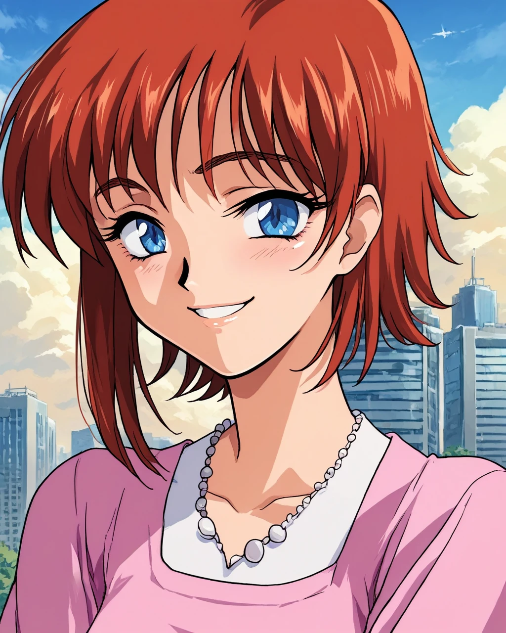 score_9, score_8_up, score_7_up, source_questionable, <lora:Viper_Risen-000014:1> v1p3r1seV6,
1girl, business dress, smiling, on top of a skyscraper, close up of face, huge city, clouds,
<lora:sdxl_lightning_8step_lora:1>