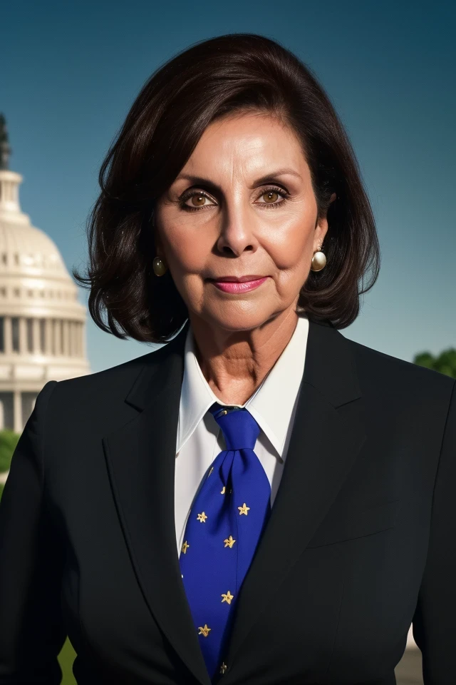 jacky rosen <lora:senate_056_jacky_rosen:0.65> , face closeup, face focus, shirt, formal, suit, collared shirt, white shirt, jacket,
American flag at background ,
best quality, masterpiece, HDR, professional, studio quality, highres,