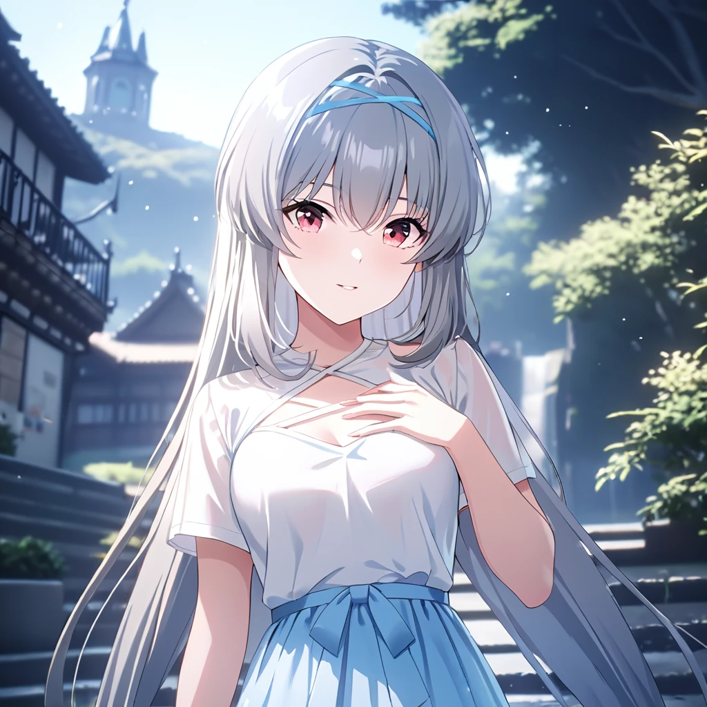 [high quality, best quality], cinematic,1girl,tendorui,,looking at viewer,outdoor,   <lora:TRUI:0.75>