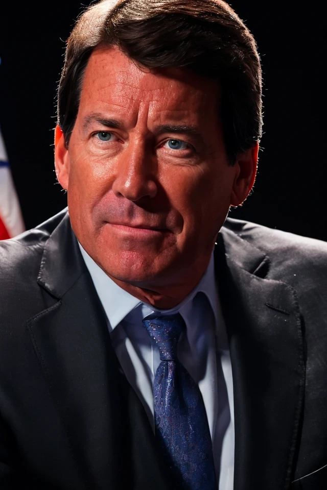 bill hagerty <lora:senate_084_bill_hagerty:0.65> , face closeup, face focus, shirt, formal, suit, collared shirt, white shirt, jacket,
American flag at background ,
best quality, masterpiece, HDR, professional, studio quality, highres,