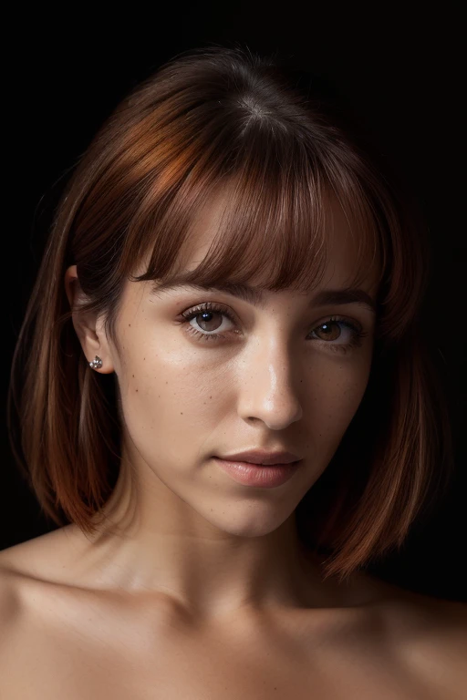 DEN_cypressalesh_SG,
((headshot:1.1) portrait on a plain black background, (headshot:1.2), face focus, intricate (beautiful eyes:1.2), (wide open eyes:1.1), Big eyes,  clean photo, circle lighting, high contrast:1.2),
bokeh, f1.4, 40mm, photorealistic, raw, 8k, textured skin, skin pores, intricate details  <lora:epi_noiseoffset2:1>, epiCRealism