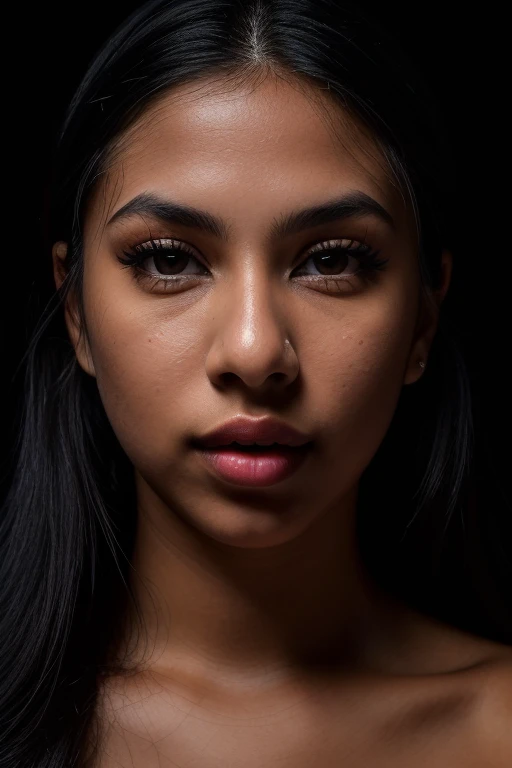 DEN_lbady97_OF,
((headshot:1.1) portrait on a plain black background, (headshot:1.2), face focus, intricate (beautiful eyes:1.2), (wide open eyes:1.1), Big eyes, clean photo, circle lighting, high contrast:1.2),
bokeh, f1.4, 40mm, photorealistic, raw, 8k, textured skin, skin pores, intricate details <lora:epi_noiseoffset2:1>, epiCRealism