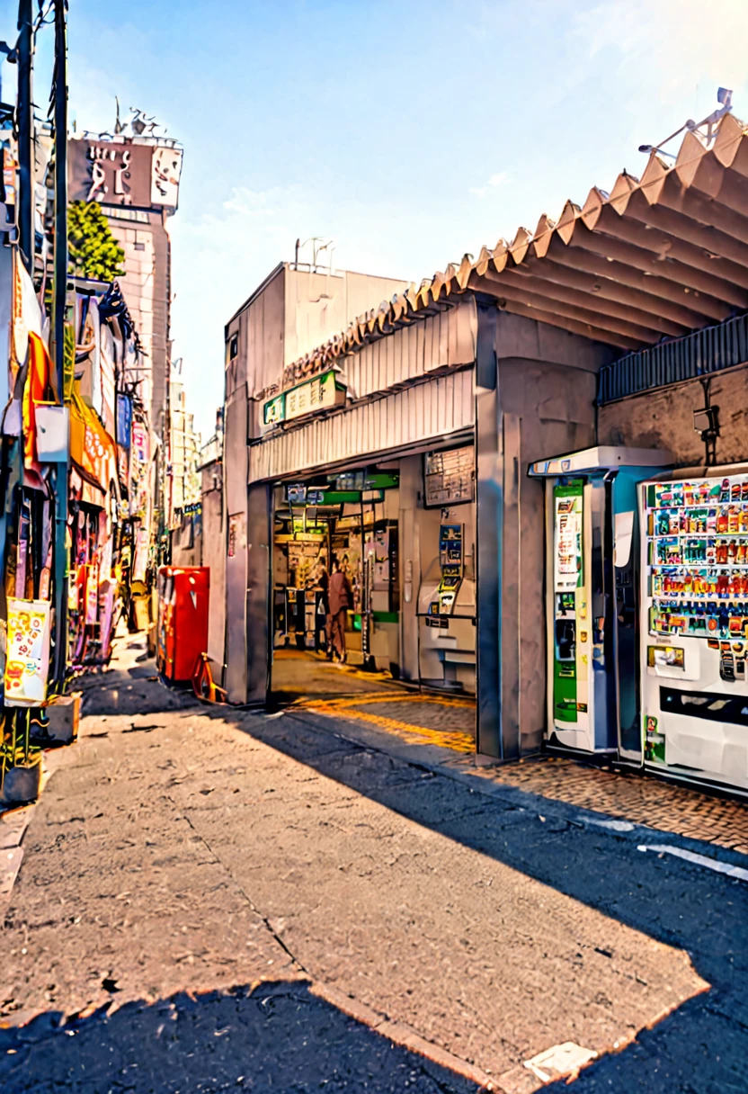 masterpiece, best quality, very aesthetic, absurdres,
uguisudani_kitaguchi, storefront, scenery, outdoors, road, street, vending machine, sky, building, sign, utility pole, power lines, day, city, shop, real world location
<lora:uguisudani_SDXL_V1:1>