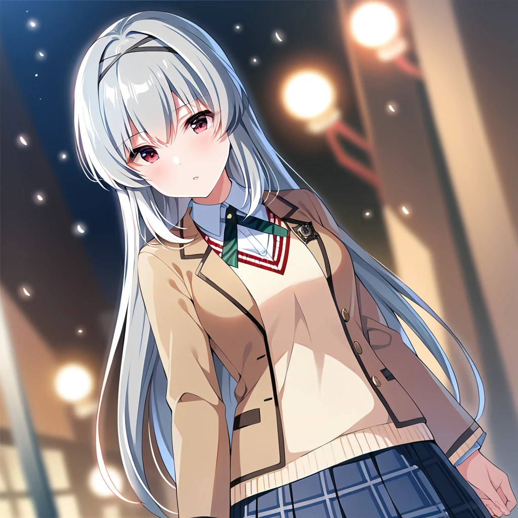 [high quality, best quality], [cinematic],1girl,solo,tendorui,school uniform ,depth of field, bokeh, bloom, hdr,,cinematic_angle,<lora:TRUI2:0.7>