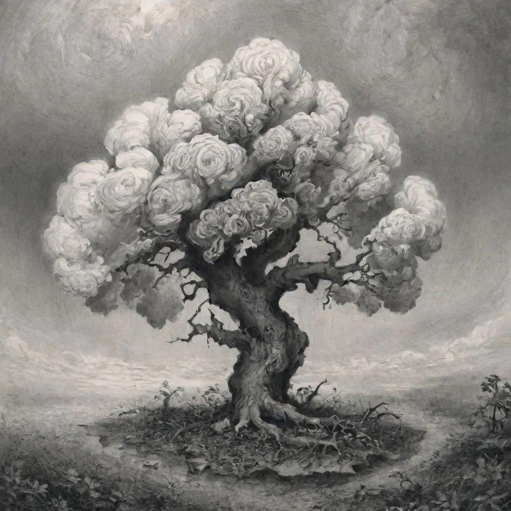 a detailed pencil drawing in the style of  MJART.
TRADITIONAL JAPANESE CLOUDS In a array, above an oak swirlVAGINA.  surreal
Wide angle, HIGHLY detailed, high quality, 8k UHD