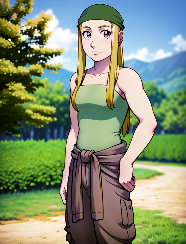 <lora:winry:1>winry rockbell, girl, standing