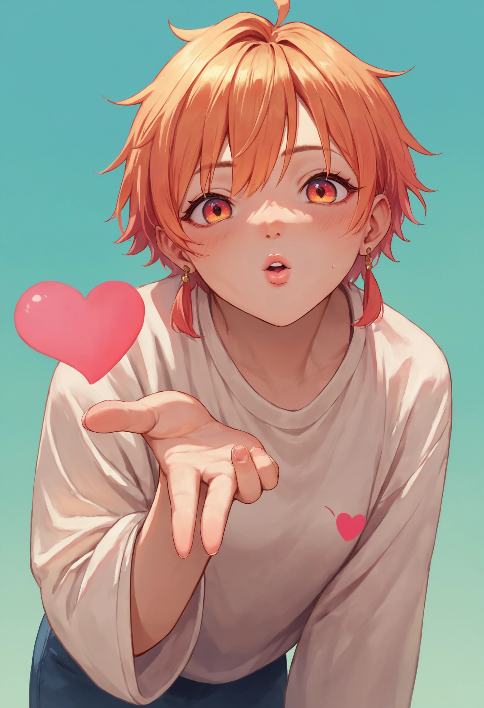 score_9_up score_8_up score_7_up, source_anime, 1girl, blowing kiss, heart, leaning forward
<lora:frieren_blowing_a_kiss_pony:1>