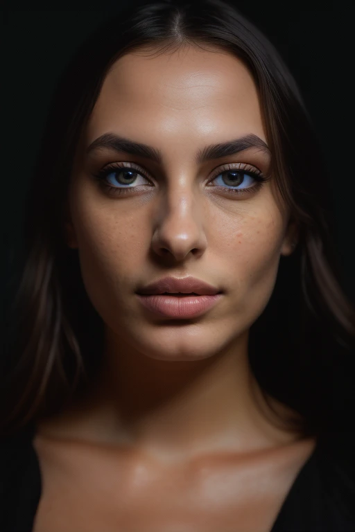 DEN_helenarae_SG,
((headshot:1.1) portrait on a plain black background, (headshot:1.2), face focus, intricate (beautiful eyes:1.2), (wide open eyes:1.1), Big eyes,  clean photo, circle lighting, high contrast:1.2),
bokeh, f1.4, 40mm, photorealistic, raw, 8k, textured skin, skin pores, intricate details  <lora:epi_noiseoffset2:1>, epiCRealism