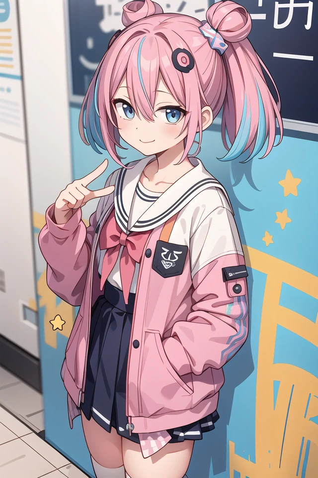 insanely detailed, absurdres, ultra-highres, ultra-detailed, best quality,
1girl, solo, nice hands, perfect hands
BREAK
(Harajuku-style Decora pank fashion:1.5), (girl with layered colorful clothing:1.3), (multiple hair clips),
knee-high socks with different patterns, carrying a plushie, standing in front of a graffiti wall
BREAK
(nsfw:-1.5)
BREAK
happy smile, laugh, closed mouth
BREAK
,
standing, cowboy shot, looking at viewer
BREAK
slender, kawaii, perfect symmetrical face, ultra cute girl, ultra cute face, ultra detailed eyes, ultra detailed hair, ultra cute, ultra beautiful
BREAK
in school ground, depth of field, ultra detailed background
BREAK
medium large breasts
BREAK
(random color hair, multicolored hair:1.2), rainbow color eyes, bob with bangs, hair between eyes