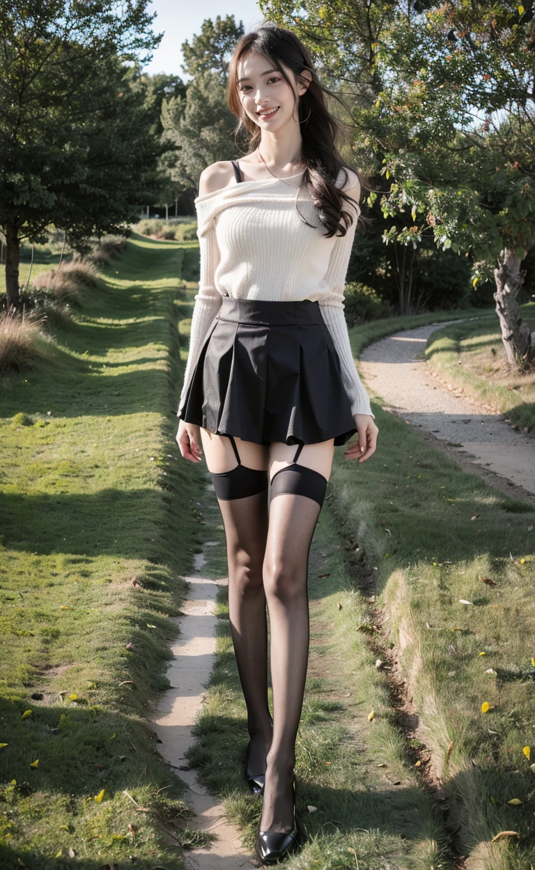 nsfw,1girl, out,mix4, full_body, look_at_viewer, (8K, RAW photography, top quality, masterpiece:1.2), (realistic, photorealistic:1.37), professional lighting, photon mapping, black_Miniskirt, pleated skirt, holding pom poms,(((wearing knit sweater & Miniskirt, (Flirtingly lifting her skirt to show her panties:1.4)))),Ultra-high resolution, Superior Quality, Highest quality, Super detailed, Realistic, 8K, RAW Photos, Highest quality, masterpiece, Attractive girl, A wonderful girl, Asymmetrical bangs, K-Pop Idols, Sophisticated, stylish, Shibuya Ward