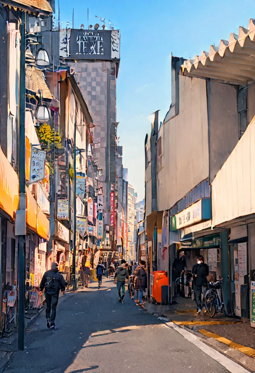 masterpiece, best quality, very aesthetic, absurdres,
uguisudani_kitaguchi, storefront, scenery, bicycle, real world location, outdoors, street, road, sky, day, city, building, multiple boys, blue sky, 6+boys, sign, walking, lamppost
<lora:uguisudani_SDXL_V1:1>
