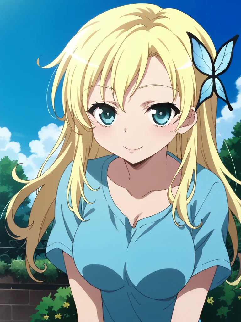 score_9, score_8_up, score_7_up, source_anime,masterpiece,best quality,highres,absurdres,official art,official style,source_anime,anime screencap,anime coloring,megami magazine,anime,animated,
portlait,
<lora:kashiwazaki_sena:1> kashiwazaki sena, butterfly hair ornament, blonde hair, long hair,aqua eyes,large breasts,